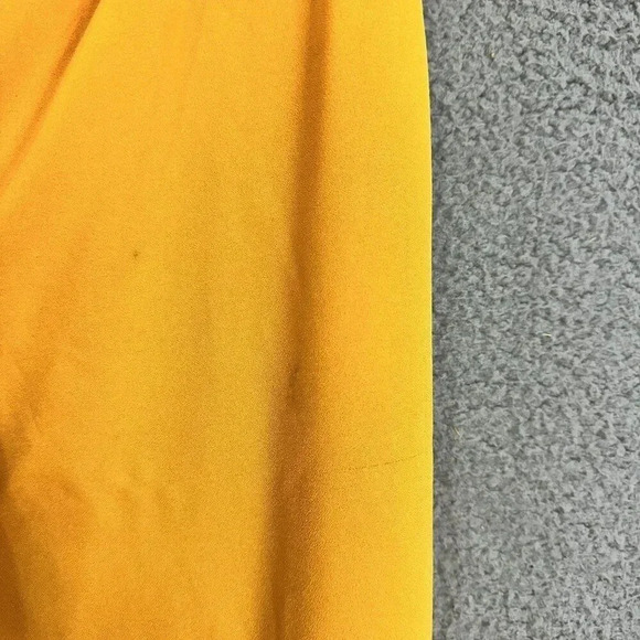 Gypsies & moondust wide leg pants womens large yellow high rise belted boho glam - Picture 5 of 9